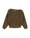 Vicolo Babies'  Toddler Girl Sweater Military Green Size 6 Acrylic, Wool