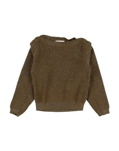 Vicolo Babies'  Toddler Girl Sweater Military Green Size 6 Acrylic, Wool