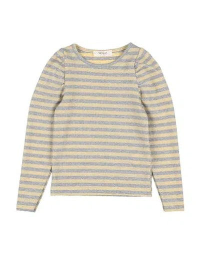 Vicolo Babies'  Toddler Girl Sweater Silver Size 6 Viscose, Polyester, Polyamide, Elastane
