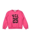 Vicolo Babies'  Toddler Girl Sweatshirt Fuchsia Size 6 Cotton, Elastane In Pink