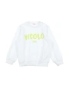 Vicolo Babies'  Toddler Girl Sweatshirt White Size 6 Cotton, Elastane