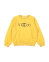 Vicolo Toddler Girl Sweatshirt Yellow Size 4 Cotton, Elastane In Yellow