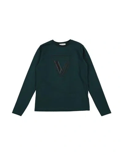 Vicolo Babies'  Toddler Girl T-shirt Dark Green Size 4 Cotton, Elastane