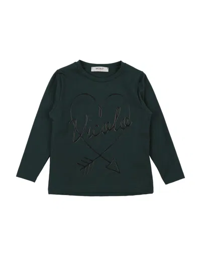Vicolo Babies'  T-shirts In Green