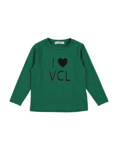 Vicolo Babies'  T-shirts In Green