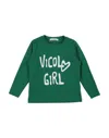 Vicolo Babies'  T-shirts In Green