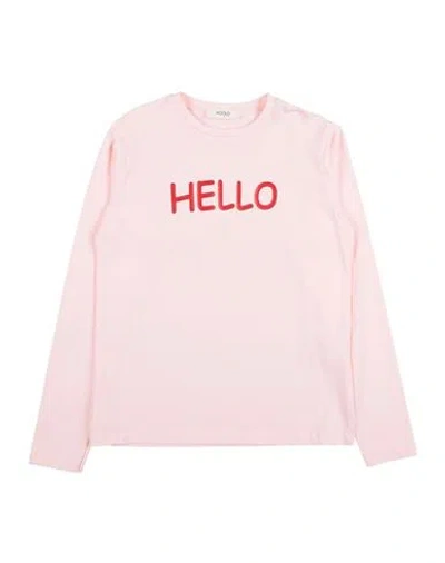 Vicolo Babies'  Toddler Girl T-shirt Light Pink Size 4 Cotton, Elastane