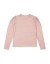 Vicolo Toddler Girl T-shirt Light Pink Size 6 Viscose, Polyester, Polyamide, Elastomultiester In Pink