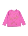 Vicolo Babies'  Toddler Girl T-shirt Magenta Size 6 Cotton, Elastane