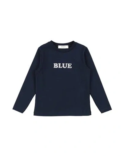 Vicolo Babies'  Toddler Girl T-shirt Midnight Blue Size 6 Cotton, Elastane
