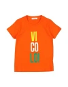 Vicolo Babies'  Toddler Girl T-shirt Orange Size 6 Cotton, Elastane