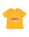 Vicolo Babies'  Toddler Girl T-shirt Orange Size 4 Cotton, Elastane