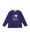 Vicolo Babies'  Toddler Girl T-shirt Purple Size 6 Cotton, Elastane