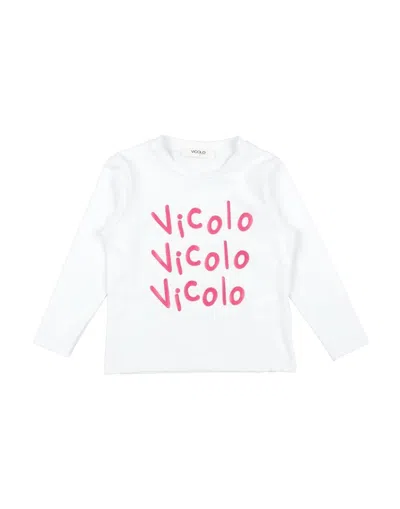 Vicolo Babies'  T-shirts In White