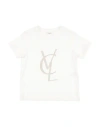 Vicolo Toddler Girl T-shirt White Size 6 Cotton, Elastane In White