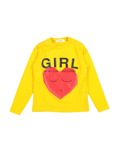 Vicolo Babies'  T-shirts In Yellow