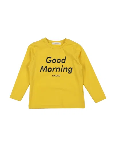 Vicolo Babies'  T-shirts In Yellow