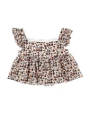 Vicolo Toddler Girl Blouse Beige Size 4 Polyester In Beige