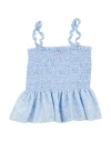 Vicolo Toddler Girl Top Pastel Blue Size 6 Polyester In Blue