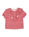 Vicolo Toddler Girl Blouse Red Size 4 Polyester In Red