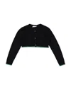 Vicolo Babies' Wrap Cardigans In Black