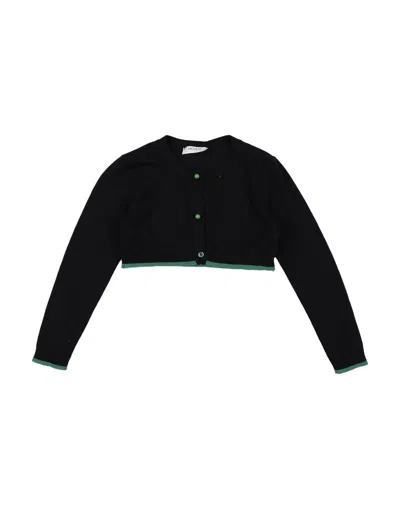 Vicolo Babies' Wrap Cardigans In Black