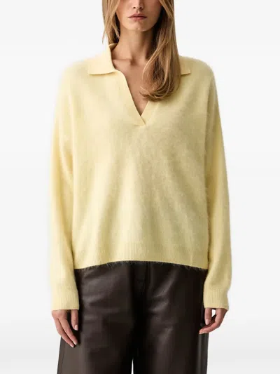 Vicolo V-neck Sweater In Yellow