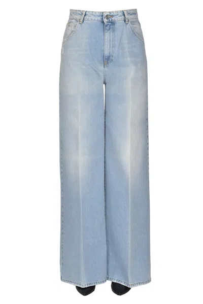 Vicolo Wide Leg Jeans In Blue