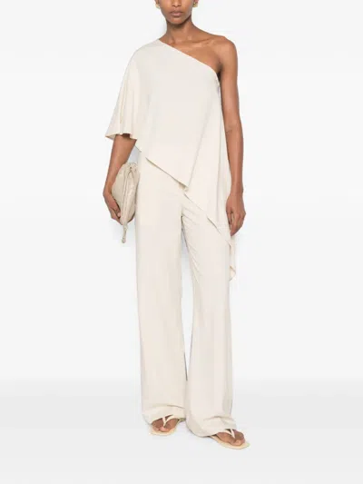 Vicolo Wide-leg Trousers In White