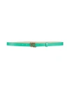 Vicolo Woman Belt Green Size Onesize Soft Leather