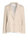 Vicolo Woman Blazer Beige Size M Cotton, Elastane