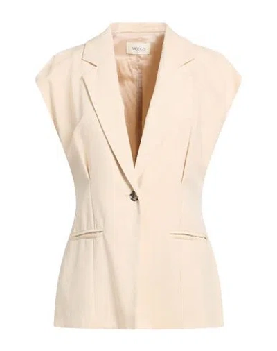 Vicolo Woman Blazer Beige Size S Viscose, Linen In Pink