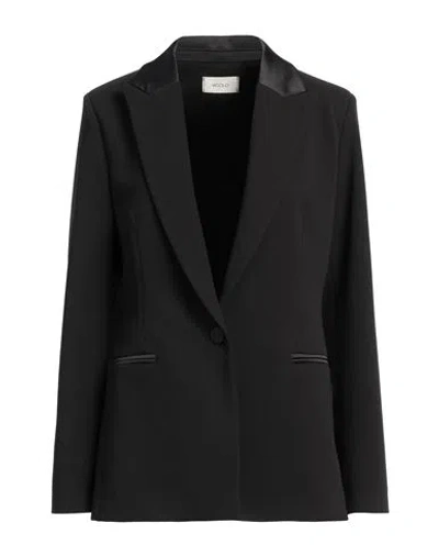 Vicolo Woman Blazer Black Size L Polyester, Elastane