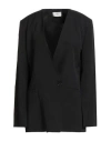 Vicolo Woman Blazer Black Size L Viscose, Polyester