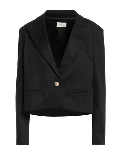 Vicolo Woman Blazer Black Size M Cotton, Elastane