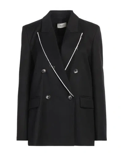 Vicolo Woman Blazer Black Size S Polyester, Viscose, Elastane, Cotton