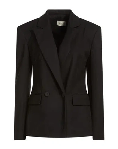 Vicolo Woman Blazer Black Size Xs Polyester, Viscose, Elastane