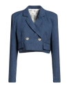 Vicolo Woman Blazer Blue Size M Polyester