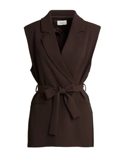 Vicolo Woman Blazer Brown Size M Polyester, Elastane