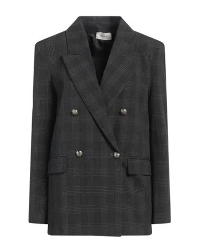 Vicolo Woman Blazer Charcoal Size S Polyester, Viscose, Elastane In Grey