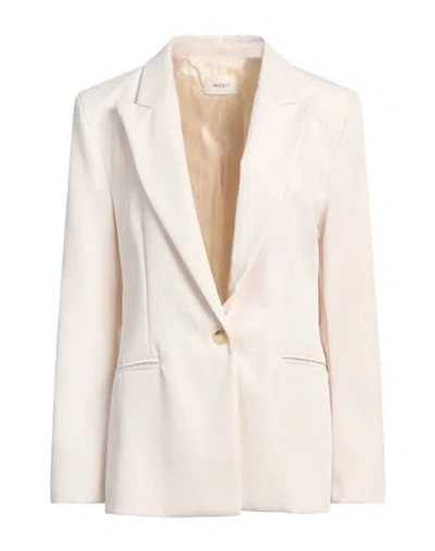 Vicolo Woman Blazer Cream Size M Polyester, Viscose, Elastane In White