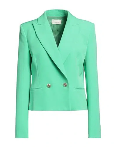 Vicolo Woman Blazer Green Size M Polyester, Elastane