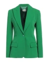 Vicolo Woman Blazer Green Size L Polyester, Elastane