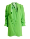 Vicolo Woman Blazer Green Size M Polyester In Green
