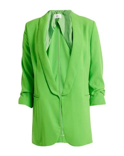 Vicolo Woman Blazer Green Size M Polyester