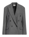 Vicolo Woman Blazer Grey Size L Polyester, Viscose, Elastane In Grey