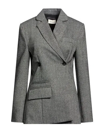 Vicolo Woman Blazer Grey Size M Polyester, Wool, Viscose In Gray
