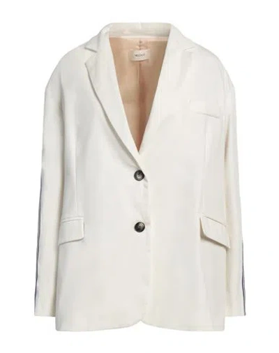 Vicolo Woman Blazer Ivory Size Onesize Cotton, Elastane In White