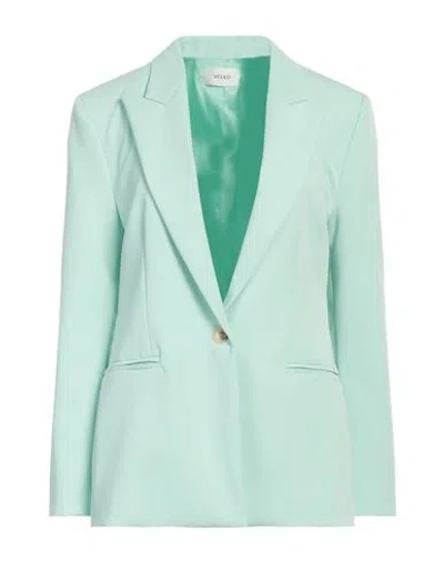 Vicolo Woman Blazer Light Green Size L Polyester, Viscose, Elastane In Green