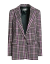 Vicolo Woman Blazer Mauve Size M Polyester, Viloft, Elastane